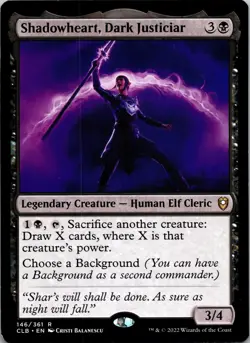 Shadowheart, Dark Justiciar R Commander Legends: Battle for Baldur's Gate 146 NM - Image 1