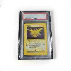 Pokemon Zapdos Fossil Holo Card 15/62 Unlimited Rare 1999 PSA 6 Corrected Foil - Image 1