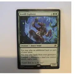 Wizards MTG Icetill Explorer - Edge of Eternities - Rare Green Insect Scout - Image 1