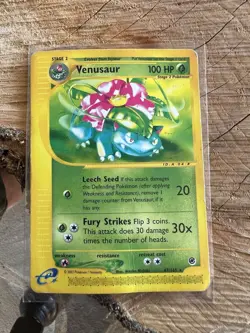 Venusaur 67/165 E-Series Expedition Base Set - Pokemon Card Damaged - Image 1