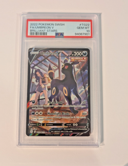 Pokemon Umbreon V TG22/TG30 Brilliant Stars Trainer Gallery – PSA 10 GEM MINT - Image 1