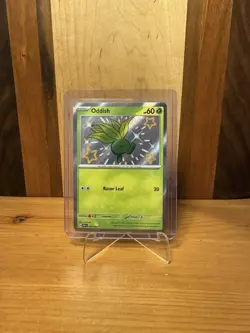 Oddish 092/091 Holo Pokemon Card PAF 2024 Nintendo TCG English - Image 4