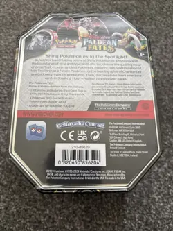 Pokemon TCG Paldean Fates Iron Treads EX Tin - New & Sealed - Image 2