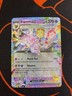 Espeon ex - 034/131 034/131 Holo Double Rare SV: Prismatic Evolutions Pokemon NM - Image 1