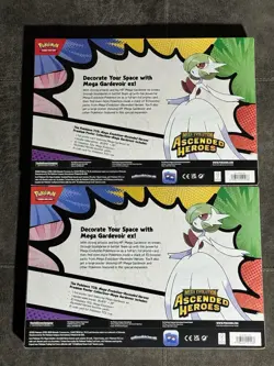 Pokemon TCG Ascended Heroes Premium Poster Collection Mega Gardevoir Sealed x2 - Image 2