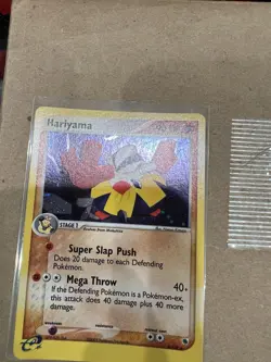 Hariyama Holo 8/109 ex Ruby & Sapphire 2003 NM Near Mint Pokemon Card - Image 2