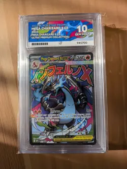 Pokemon Mega Charizard X ex MEP 023 Ultra Premium Collection ACE 10 Gem Mint - Image 1