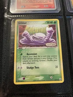 The Pokemon Company 2006 Legend Maker Grimer 54/92 Reverse Holo Common 40 HP - Image 1