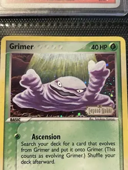 The Pokemon Company 2006 Legend Maker Grimer 54/92 Reverse Holo Common 40 HP - Image 2