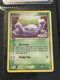 The Pokemon Company 2006 Legend Maker Grimer 54/92 Reverse Holo Common 40 HP - Image 3