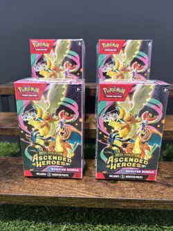 ✅ X4 Pokemon TCG Ascended Heroes Booster Bundle New/Sealed READY TO SHIP💥 - Image 1