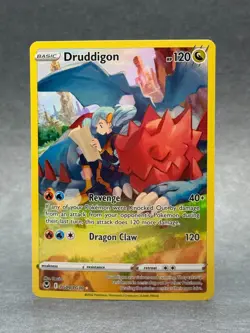 Pokemon - TG09/TG30 Druddigon SWSH12 Silver Tempest Trainer Gallery Ultra Rare - Image 1