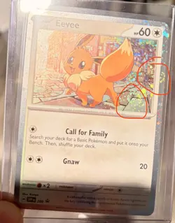Eevee SVP200 Black Star Cosmos Holo Promo Destined Rivals Pokemon NM+ SWIRL X 2 - Image 2