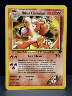 Pokemon Gym Challenge Blaine's Charmeleon 31/132 Unlimited - Image 1