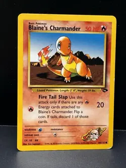 Gym Challenge Blaine's Charmander 60/132 Common Pokemon Unlimited - Image 1