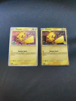 Pokemon TCG PIKACHU 051/162 30th Anniversary 2026 Pokemon Day Cosmos Holo + coin - Image 1