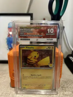 Pikachu, Temporal Forces - 051/162 - Cosmos Holo - Pokemon Day Collection 2026 - Image 1