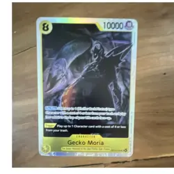 Gecko Moria Character 10000 Power Holo OP14-104 Seven Warlords 8 Cost - Image 1