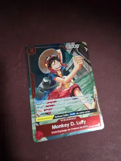 CARTE ONE PIECE - OP06-013 - MONKEY D LUFFY NEUF PROMO / DP 1er anniversaire FR - Image 1