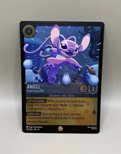 Angel - Experiment 624 Disney Lorcana Winterspell 191/204 Legendary Foil - Image 1