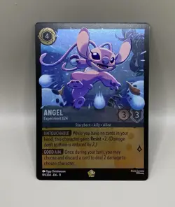 Angel - Experiment 624 Disney Lorcana Winterspell 191/204 Legendary Foil - Image 2