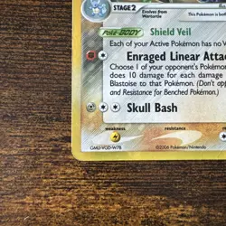 Blastoise 2/100 Delta Species EX Crystal Guardians MP - Image 5