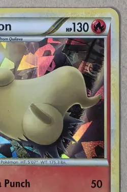 Pokemon TCG Typhlosion Card 32/123 Cracked Ice Holo HeartGold SoulSilver - Image 4