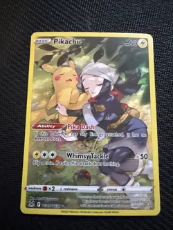 Pokemon Card Pikachu Lost Origin TG05 Full Art Rare Sleepychu - Image 1