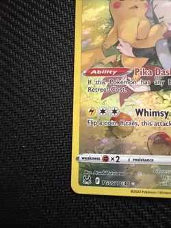 Pokemon Card Pikachu Lost Origin TG05 Full Art Rare Sleepychu - Image 5