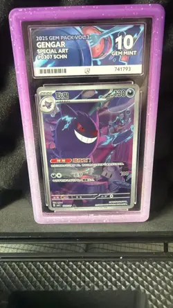 Gengar TCG Illustration Rare Card 0307/07 Chinese Exclusive Ace 10 +Guard - Image 1