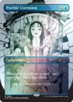 MTG English Psychic Corrosion (Rainbow Foil) NM Foil Secret Lair - Image 1