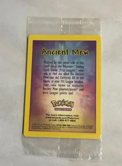 Ancient Mew 2000 Pokemon Movie Promo card sealed - Image 2