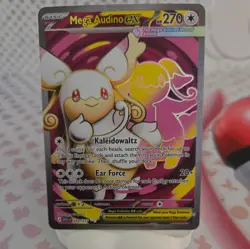 Pokemon TCG - Mega Audino EX 253/217 - Ascended Hero’s - Holo Ultra Rare Card - Image 1