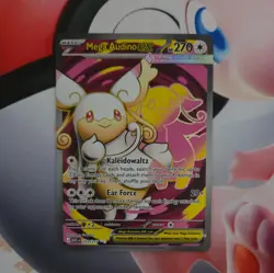 Pokemon TCG - Mega Audino EX 253/217 - Ascended Hero’s - Holo Ultra Rare Card - Image 3