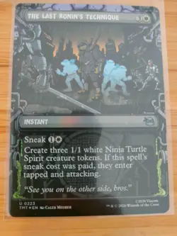 MTG The Last Ronin's Technique (FOIL Showcase) 0223 Teenage Mutant Ninja Turtles - Image 1