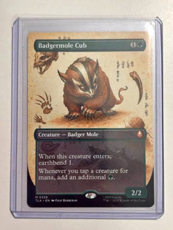Badgermole Cub (Borderless) Avatar: The Last Airbender Near Mint - Image 1