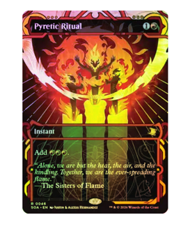Pyretic Ritual - Foil Secrets of Strixhaven MTG - Image 1