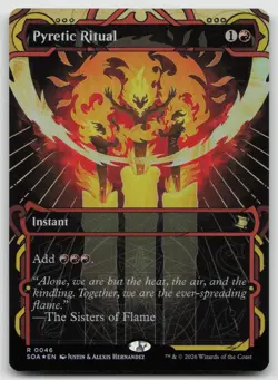 Pyretic Ritual R Foil Secrets of Strixhaven: Mystical Archive 46 NM - Image 1