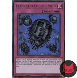 Yugioh Eradicator Epidemic Virus LCKC-EN048 Ultra Rare 1st Edition NM - Image 1