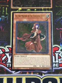 Lo, the Prayers of the Voiceless Voice (UTR) OP26-EN002 Ultimate Rare NM - Image 1