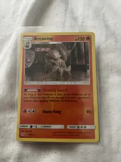 Pokemon TCG: Arcanine 6/18 - Detective Pikachu - Holo Rare NM - Image 1