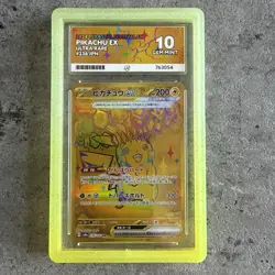 Pikachu ex Gold Ultra Rare 236/187 Japanese Terastal Festival ACE 10 - Image 1