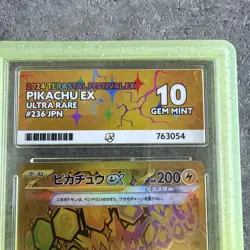 Pikachu ex Gold Ultra Rare 236/187 Japanese Terastal Festival ACE 10 - Image 2