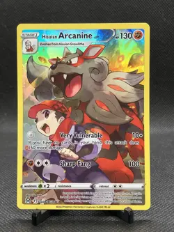 Hisuian Arcanine - TG08/TG30 - Ultra Rare - Lost Origin Pokemon Card NM - Image 1