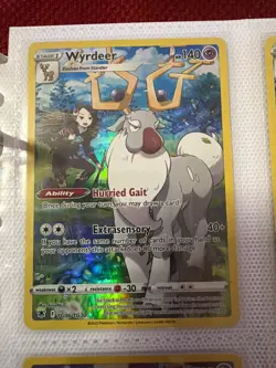 Pokemon TCG Wyrdeer Sword & Shield Mfg-Astral Radiance Tg06/Tg30 Holo Rare - Image 1