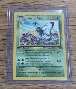 Pokemon TCG Butterfree Jungle 33/64 Uncommon (MISPRINT) D error (See Pic) - Image 1