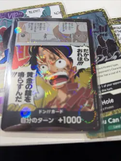 One Piece Card Game Luffy DON!! Foil Japanese +1000 NM - Image 2