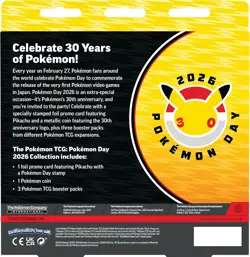Pokemon TCG Pokemon Day 2026 Box Collection Sealed New Promo Cards Included - Image 2