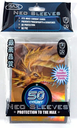 Max Protection YUGIOH Card NEO Sleeve DRAGON (50 Count) Yu-Gi-Oh 7060 DDG - Image 1