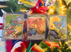 Pokemon First Partner Illustration Kanto Starters Promos Set x 3 Cards NM - Image 1